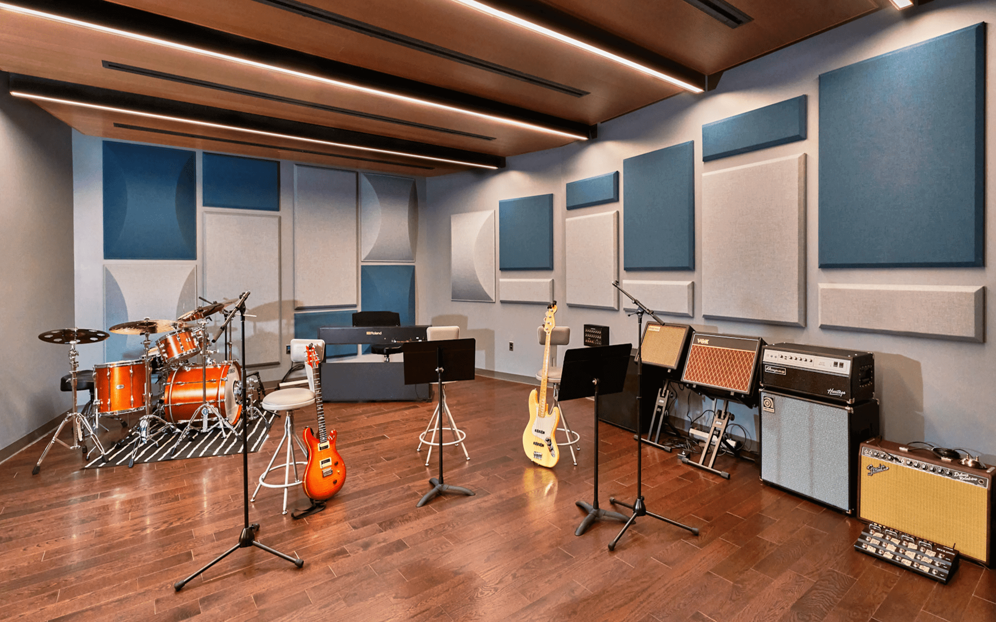 A look at the Middlesex Magnet School’s Recording Studio, designed by the education architects at SSP Architectural Group.