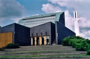 A photo of Seinajoki Town Hall by Alvar Aalto