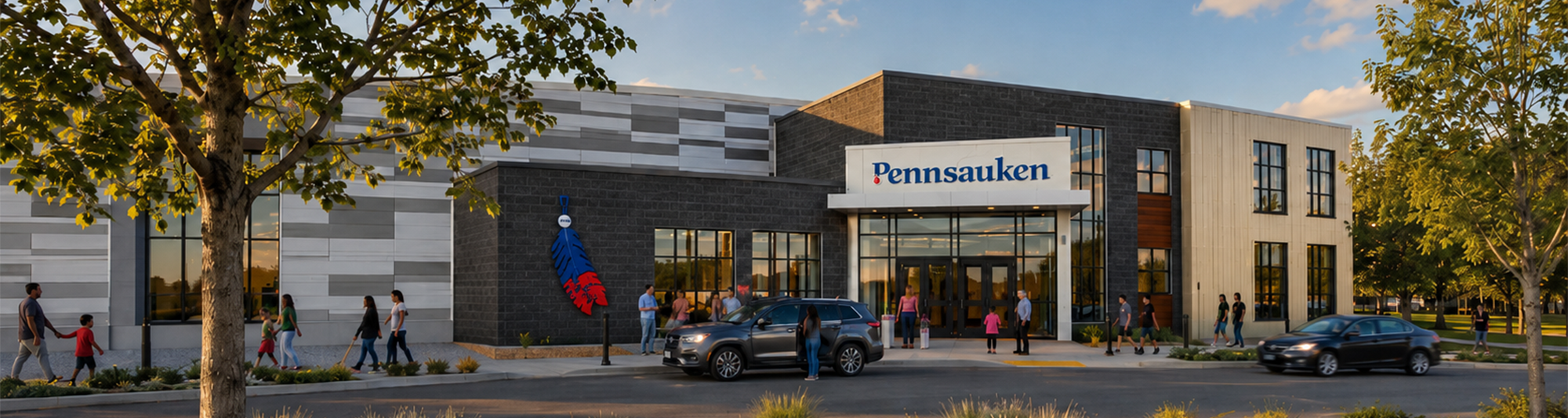 PENNSAUKEN TOWNSHIP <br> NEW COMMUNITY CENTER